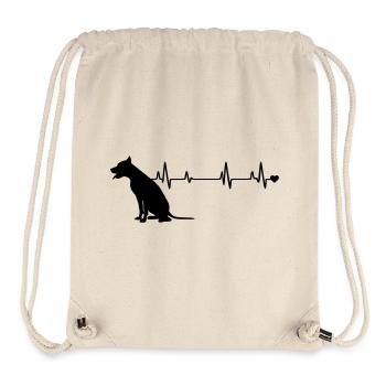 Hund - Stanley/Stella recycelter Gym Bag - Naturweiß - Vorne