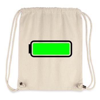 Battery full - Stanley/Stella Recycled Gym Bag - natural - Front
