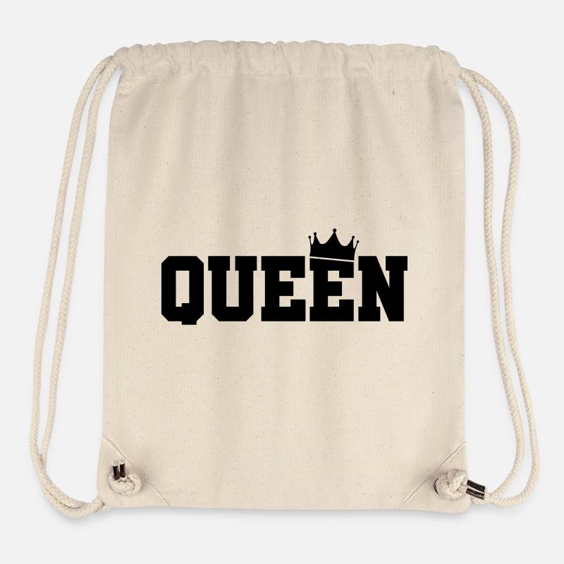 queen - Sac à cordon recyclé Stanley/Stella - blanc naturel