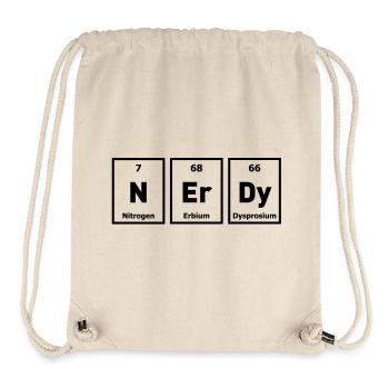 nerd geek nerdy - Stanley/Stella recycelter Gym Bag - Naturweiß - Vorne