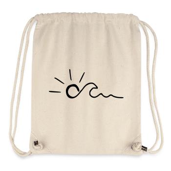 Sonne & Welle - Stanley/Stella recycelter Gym Bag - Naturweiß - Vorne