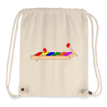 Drum triangle or tonxylophon - Stanley/Stella Recycled Gym Bag - natural - Front