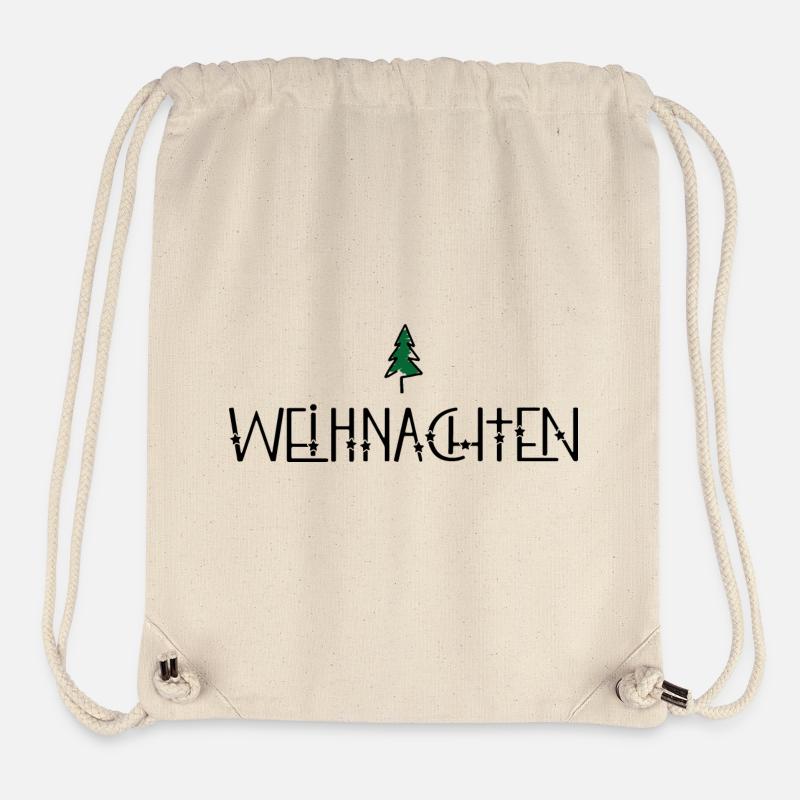 Enfin Noël - Sac à cordon recyclé Stanley/Stella - blanc naturel