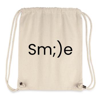Remember to smile - Stanley/Stella Recycled Gym Bag - natural - Front