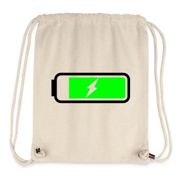 Battery charging - Stanley/Stella Recycled Gym Bag - natural - Front
