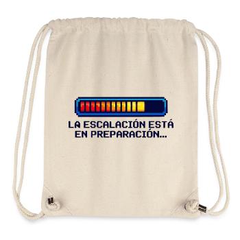Escalation Shirt Nerd Geek Español - Stanley/Stella Recycled Gym Bag - natural - Front