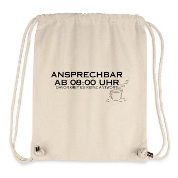 Disponible à partir de 08h00. - Sac à cordon recyclé Stanley/Stella - blanc naturel - Devant
