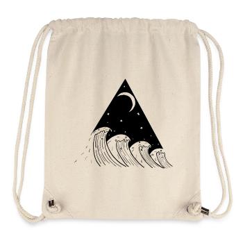 Wave geometric - Stanley/Stella Recycled Gym Bag - natural - Front