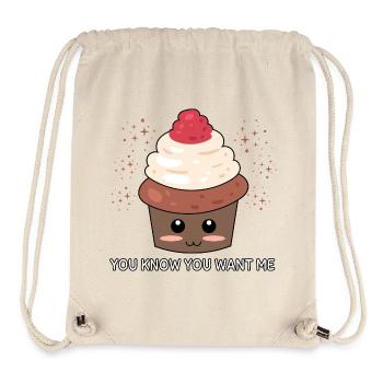 You Know You Want Me - Stanley/Stella recycelter Gym Bag - Naturweiß - Vorne