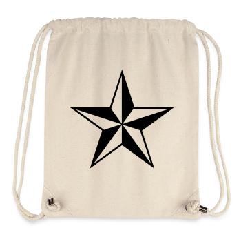 3D Star Shape - Stanley/Stella Recycled Gym Bag - natural - Front
