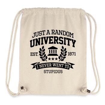 Just a random University I never went to Student - Stanley/Stella Recycled Gym Bag - natural - Front