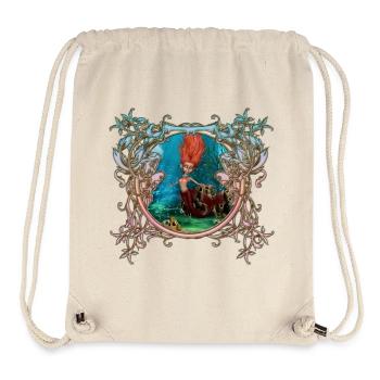 Douce petite sirène - Sac à cordon recyclé Stanley/Stella - blanc naturel - Devant