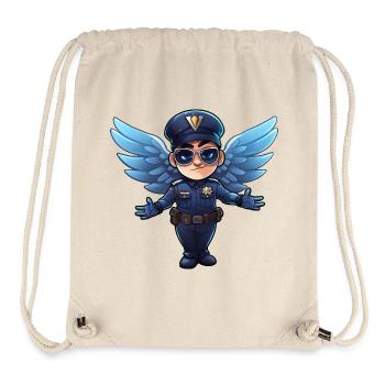 Angel Policeman - Stanley/Stella Recycled Gym Bag - natural - Front