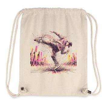 BREAK DANCING - Stanley/Stella Recycled Gym Bag - natural - Front