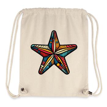 Étoile de mer - Sac à cordon recyclé Stanley/Stella - blanc naturel - Devant