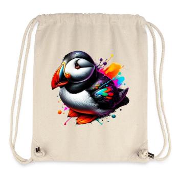 Papageitaucher - Stanley/Stella recycelter Gym Bag - Naturweiß - Vorne