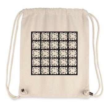 Square-decor - Stanley/Stella Recycled Gym Bag - natural - Front
