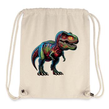 Dinosaur - Stanley/Stella Recycled Gym Bag - natural - Front