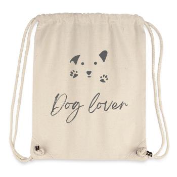 Dog lover - Stanley/Stella recycelter Gym Bag - Naturweiß - Vorne
