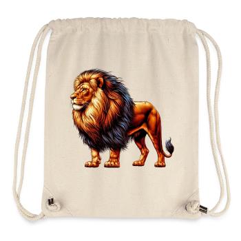 Lion - Stanley/Stella Recycled Gym Bag - natural - Front
