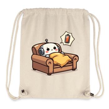 Energy-saving robot - Stanley/Stella Recycled Gym Bag - natural - Front