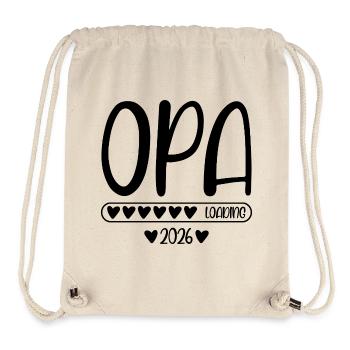 Opa 2026 loading - Stanley/Stella recycelter Gym Bag - Naturweiß - Vorne