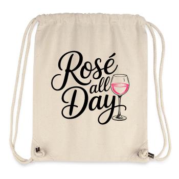 Rosé All Day Wein - Stanley/Stella recycelter Gym Bag - Naturweiß - Vorne