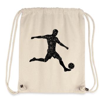 Soccer Design Player Soccer - Stanley/Stella Recycled Gym Bag - natural - Front