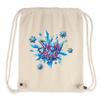 Schneekristall Explosion - Stanley/Stella recycelter Gym Bag - Naturweiß - Vorne