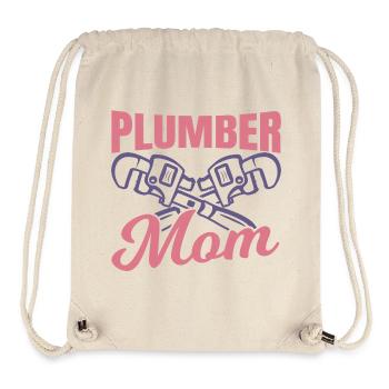 Klempnerin Mutter - Stanley/Stella recycelter Gym Bag - Naturweiß - Vorne
