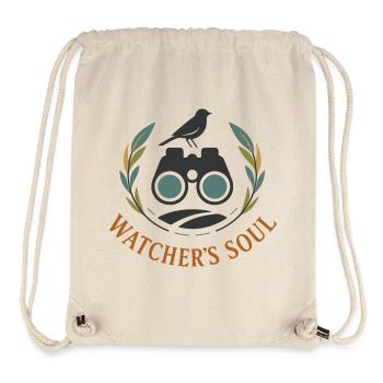 Watcher’s Soul - Stanley/Stella recycelter Gym Bag - Naturweiß - Vorne