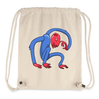 Denkender Affe - Stanley/Stella recycelter Gym Bag - Naturweiß - Vorne