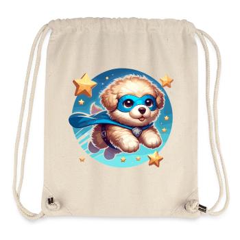 Hero Dog Superhero Doggy Super Puppy - Stanley/Stella Recycled Gym Bag - natural - Front