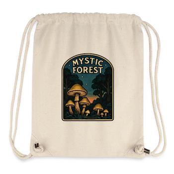 Mystic Forest Mushrooms - Stanley/Stella recycelter Gym Bag - Naturweiß - Vorne