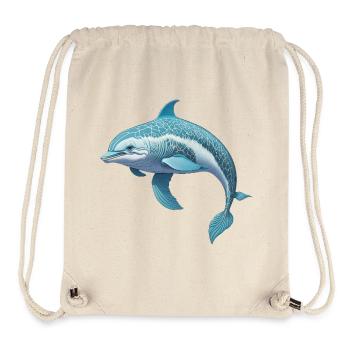 Dolphin - Stanley/Stella Recycled Gym Bag - natural - Front
