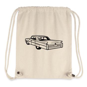 Cadillac vector - vintage - Stanley/Stella Recycled Gym Bag - natural - Front