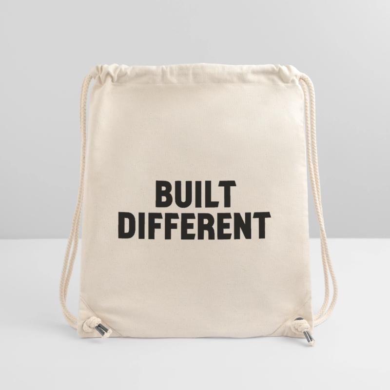 Built Different Statement Lettering Stanley/Stella Recycled Gym Bag