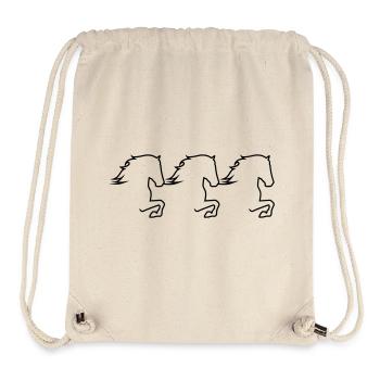 Tölter Trio - Sac à cordon recyclé Stanley/Stella - blanc naturel - Devant