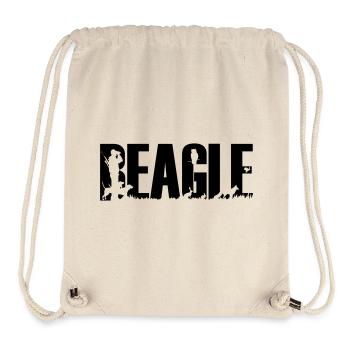 Jagdhund Beagle - Stanley/Stella recycelter Gym Bag - Naturweiß - Vorne
