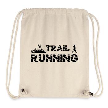 Trail Running Eagle Mountains Forest Shoes Profile - Stanley/Stella Recycled Gym Bag - natural - Front