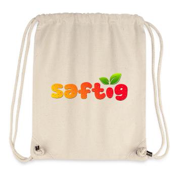 Saftig - Stanley/Stella recycelter Gym Bag - Naturweiß - Vorne