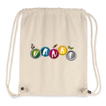 Danke  - Stanley/Stella recycelter Gym Bag - Naturweiß - Vorne