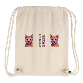 West highland terrier - Stanley/Stella Recycled Gym Bag - natural - Front