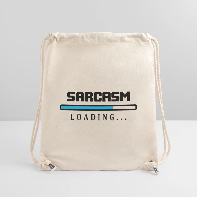 Sarcasm Loading Beam Saying Stanley/Stella Recycled Gym Bag