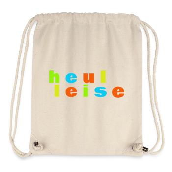 howl quietly - Stanley/Stella Recycled Gym Bag - natural - Front