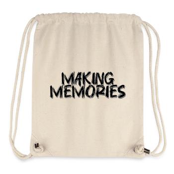 Making Memories Handwriting Design - Stanley/Stella Recycled Gym Bag - natural - Front