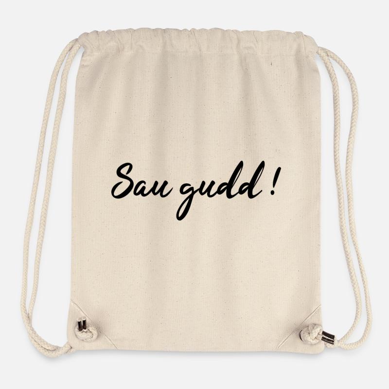 Saarland dialect shirt Saar Saarland gift - Stanley/Stella Recycled Gym Bag - natural