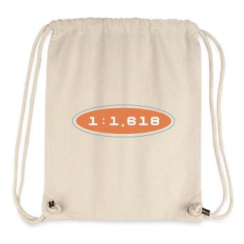 Goldener Schnitt Ratio - Stanley/Stella recycelter Gym Bag - Naturweiß - Vorne