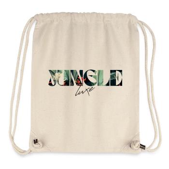 Jungle Luxe Tropical Schriftzug - Stanley/Stella recycelter Gym Bag - Naturweiß - Vorne