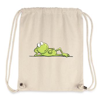 Kiss Me Märchen Frosch Cooler Frosch  - Stanley/Stella recycelter Gym Bag - Naturweiß - Vorne